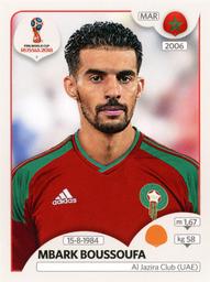 2018 Panini FIFA World Cup: Russia 2018 Stickers (Pink Backs, Made in Italy) #149 Mbark Boussoufa Front