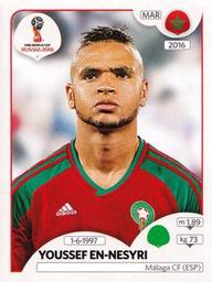 2018 Panini FIFA World Cup: Russia 2018 Stickers (Pink Backs, Made in Italy) #159 Youssef En-Nesyri Front