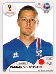 2018 Panini FIFA World Cup: Russia 2018 Stickers (Pink Backs, Made in Italy) #284 Ragnar Sigurdsson Front
