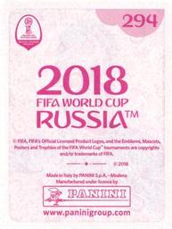 2018 Panini FIFA World Cup: Russia 2018 Stickers (Pink Backs, Made in Italy) #294 Rúrik Gíslason Back