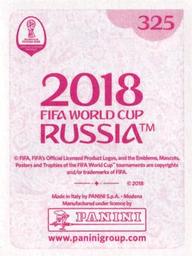 2018 Panini FIFA World Cup: Russia 2018 Stickers (Pink Backs, Made in Italy) #325 William Troost-Ekong Back