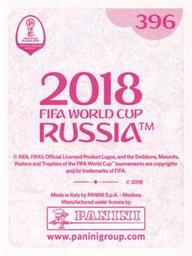 2018 Panini FIFA World Cup: Russia 2018 Stickers (Pink Backs, Made in Italy) #396 Rodney Wallace Back