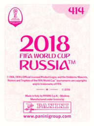 2018 Panini FIFA World Cup: Russia 2018 Stickers (Pink Backs, Made in Italy) #414 Adem Ljajić Back