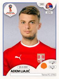 2018 Panini FIFA World Cup: Russia 2018 Stickers (Pink Backs, Made in Italy) #414 Adem Ljajić Front