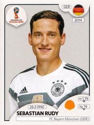 2018 Panini FIFA World Cup: Russia 2018 Stickers (Pink Backs, Made in Italy) #433 Sebastian Rudy Front