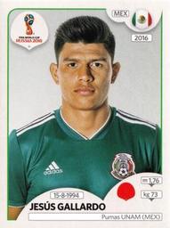 2018 Panini FIFA World Cup: Russia 2018 Stickers (Pink Backs, Made in Italy) #446 Jesús Gallardo Front