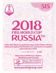 2018 Panini FIFA World Cup: Russia 2018 Stickers (Pink Backs, Made in Italy) #515 Eden Hazard Back