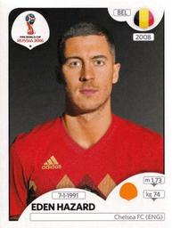 2018 Panini FIFA World Cup: Russia 2018 Stickers (Pink Backs, Made in Italy) #515 Eden Hazard Front