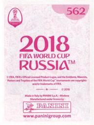 2018 Panini FIFA World Cup: Russia 2018 Stickers (Pink Backs, Made in Italy) #562 Joe Hart Back