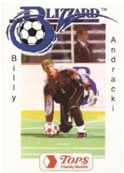 1998-99 Tops Friendly Markets / WNY United Buffalo Blizzard #NNO Bill Andracki Front