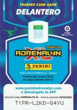 2022-23 Panini Adrenalyn XL LaLiga Santander #285 Ander Barrenetxea Back