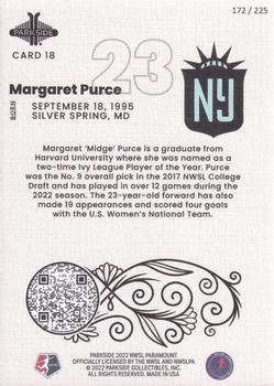 2022 Parkside NWSL Paramount - Ruby #18 Margaret Purce Back