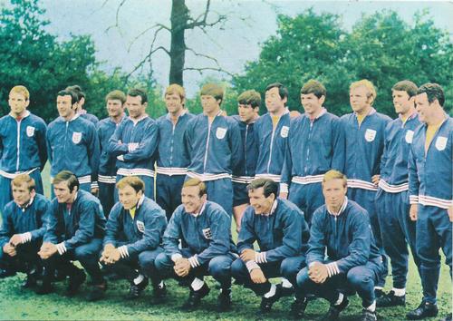 1970 Mexico 70 - IX Fußball-Weltmeisterschaft (Postcards) #71 Team Photo Front