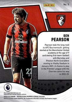 2022-23 Panini Revolution Premier League #5 Ben Pearson Back