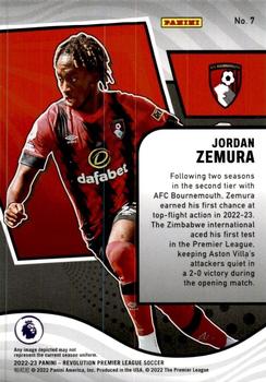 2022-23 Panini Revolution Premier League #7 Jordan Zemura Back