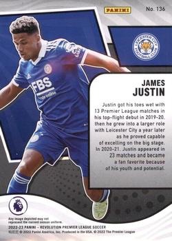 2022-23 Panini Revolution Premier League #136 James Justin Back