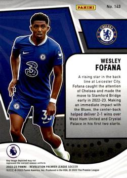 2022-23 Panini Revolution Premier League #143 Wesley Fofana Back