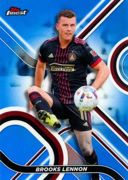 2022 Finest MLS - Blue Refractor #93 Brooks Lennon Front