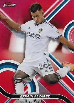 2022 Finest MLS - Red Refractor #56 Efraín Álvarez Front