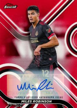 2022 Finest MLS - Base Set Autographs Red #94 Miles Robinson Front