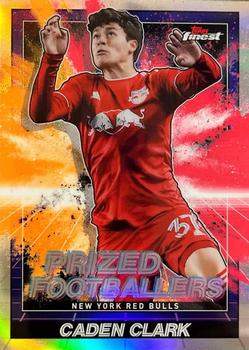 2022 Finest MLS - Prized Footballers Fusion Variations Orange/Red #PFF-18 Caden Clark Front