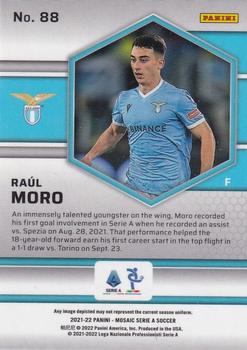 2021-22 Panini Mosaic Serie A #88 Raul Moro Back