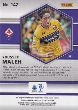 2021-22 Panini Mosaic Serie A #142 Youssef Maleh Back