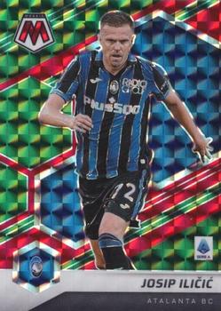 2021-22 Panini Mosaic Serie A - Mosaic Choice Red & Green #3 Josip Ilicic Front