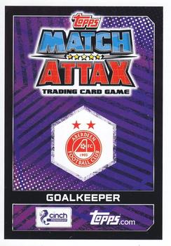 2022-23 Topps Match Attax SPFL #2 Kelle Roos Back
