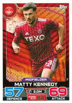 2022-23 Topps Match Attax SPFL #14 Matty Kennedy Front