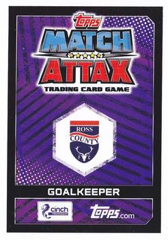 2022-23 Topps Match Attax SPFL #164 Ross Laidlaw Back