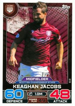 2022-23 Topps Match Attax SPFL #219 Keaghan Jacobs Front