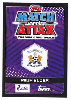 2022-23 Topps Match Attax SPFL - Flaming Red #102 Fraser Murray Back