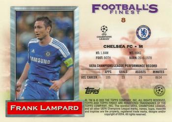 2021-22 Topps Finest Flashbacks UEFA Champions League #8 Frank Lampard Back