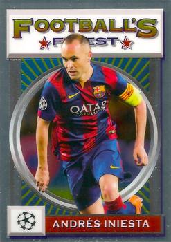 2021-22 Topps Finest Flashbacks UEFA Champions League #156 Andrés Iniesta Front