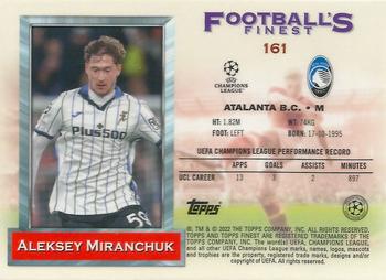 2021-22 Topps Finest Flashbacks UEFA Champions League #161 Aleksey Miranchuk Back