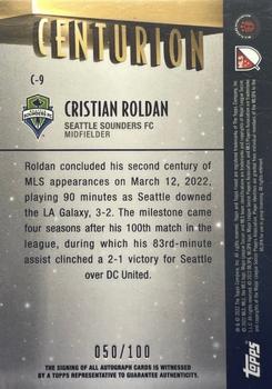 2022 Finest MLS - 1998 Topps Finest Centurion Autographs #C-9 Cristian Roldan Back
