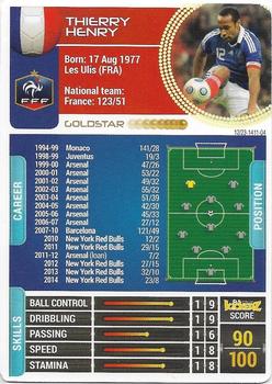 2014 Kickerz #47 Thierry Henry Back