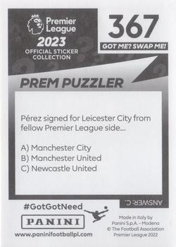 2022-23 Panini Premier League 2023 #367 Ayoze Pérez Back