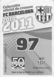 2010-11 Panini FC Barcelona Stickers #97 Andres Iniesta Back