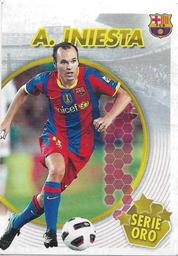 2010-11 Panini FC Barcelona Stickers #97 Andres Iniesta Front