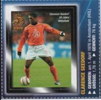2004 Bravo Sport Top Stars Der Fussball Europameisterschaft Stickers #NNO Clarence Seedorf Front