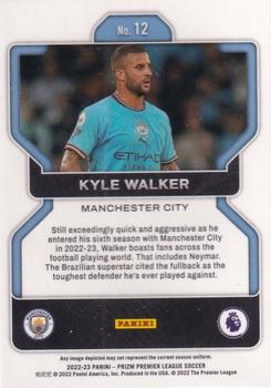 2022-23 Panini Prizm Premier League #12 Kyle Walker Back