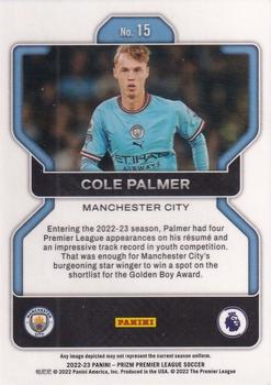 2022-23 Panini Prizm Premier League #15 Cole Palmer Back