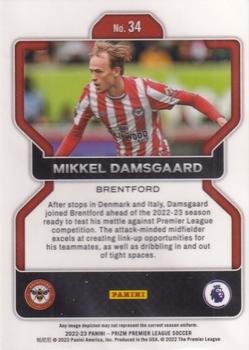 2022-23 Panini Prizm Premier League #34 Mikkel Damsgaard Back