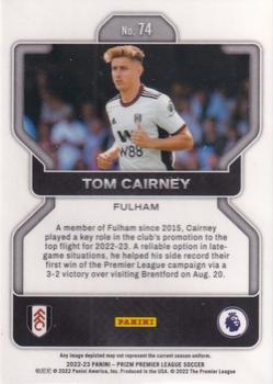 2022-23 Panini Prizm Premier League #74 Tom Cairney Back