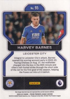2022-23 Panini Prizm Premier League #95 Harvey Barnes Back