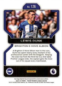 2022-23 Panini Prizm Premier League #126 Lewis Dunk Back