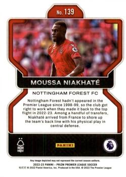 2022-23 Panini Prizm Premier League #139 Moussa Niakhate Back