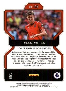 2022-23 Panini Prizm Premier League #149 Ryan Yates Back